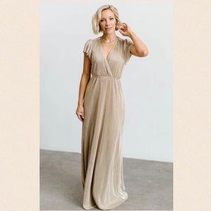 Baltic Born Athena Pleated Maxi Dress